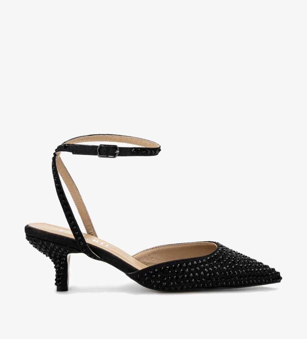 Valmenti Valmenti Kadın Siyah Topuklu Ayakkabı model görseli