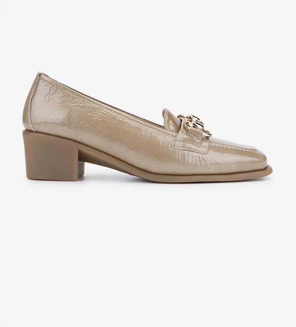 Valmenti Kadın Vizon Hakiki Deri Comfort Ayakkabı - Görsel 1