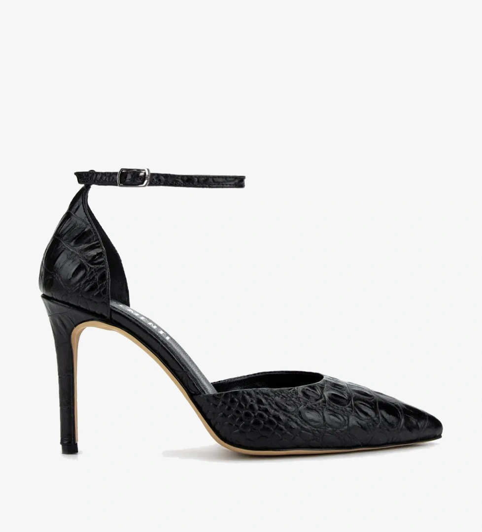 Valmenti Valmenti Kadın Siyah Topuklu Ayakkabı model görseli