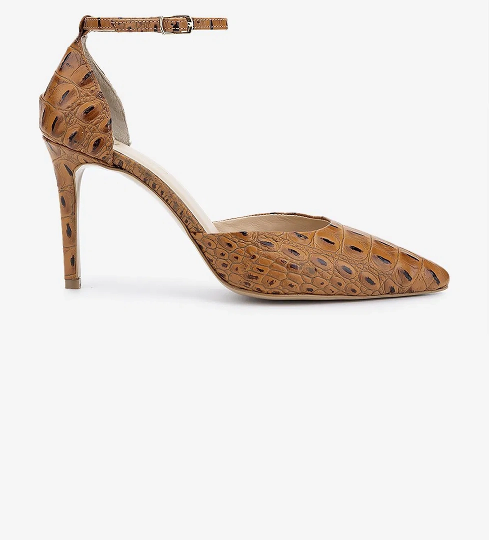 Valmenti Valmenti Kadın Taba Topuklu Ayakkabı model görseli