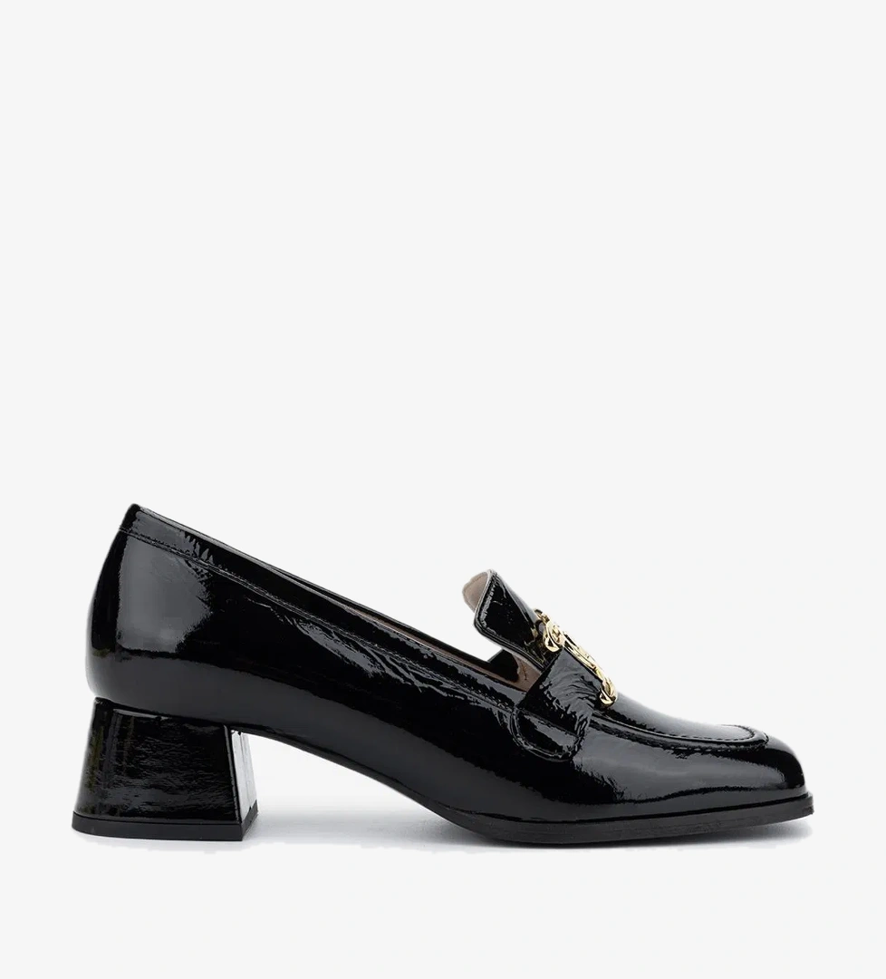 Valmenti Kadın Hakiki Deri Siyah Comfort Ayakkabı - Görsel 1