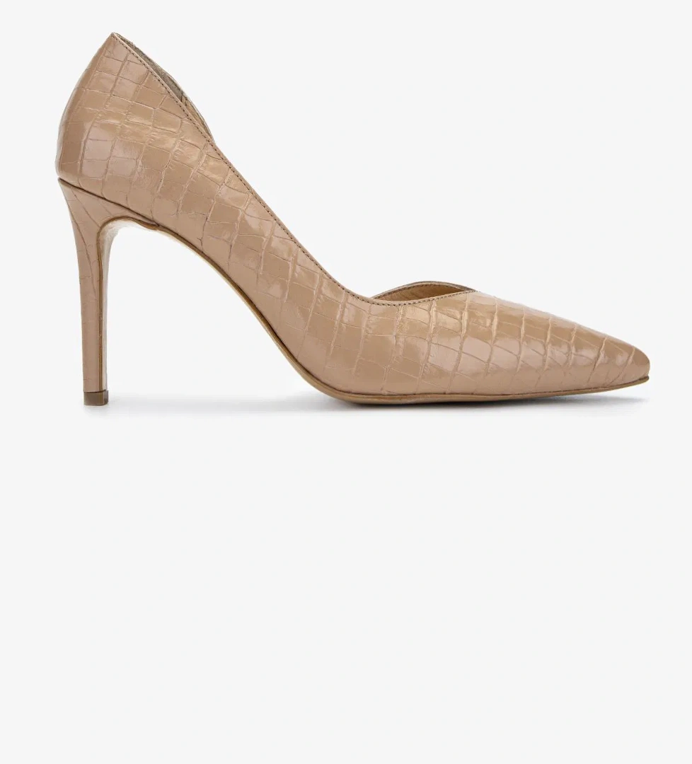 Valmenti Valmenti Kadın Hakiki Deri Nude Topuklu Ayakkabı model görseli