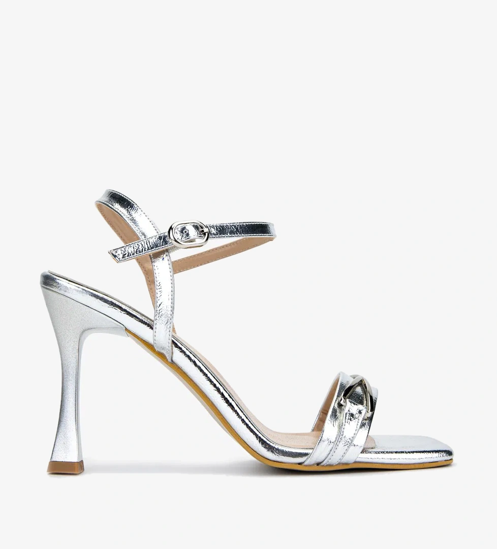 Valmenti Kadın Lame Topuklu Ayakkabı - Görsel 1