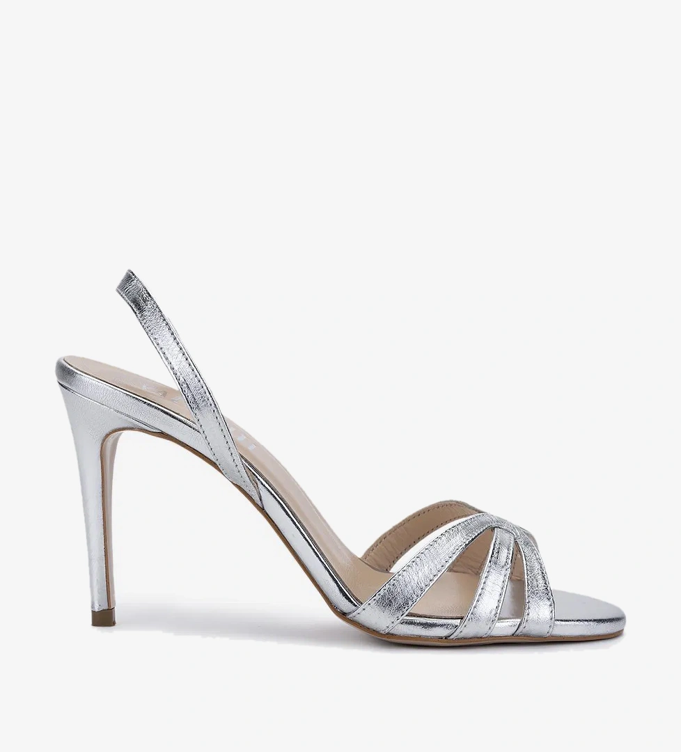 Valmenti Kadın Gri Topuklu Ayakkabı - Görsel 1