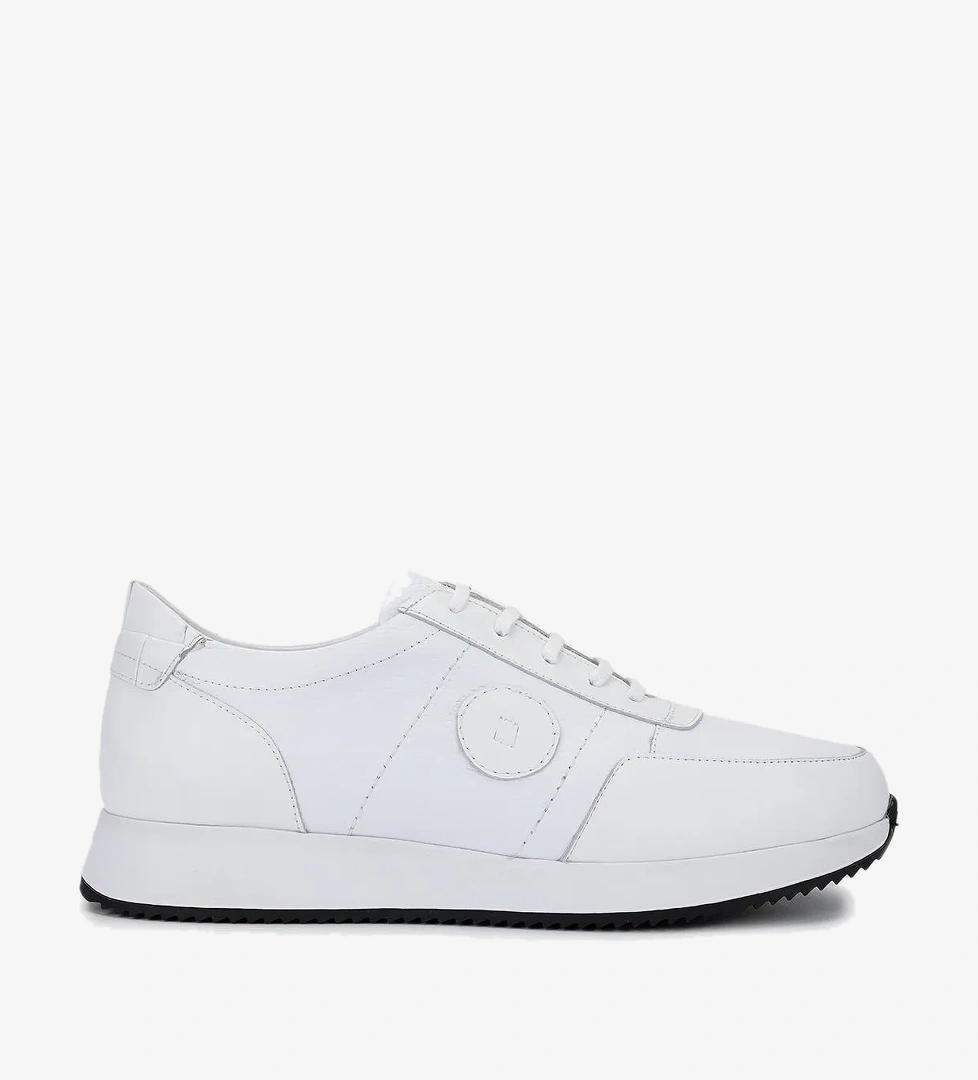 Valmenti Valmenti Erkek Hakiki Deri Beyaz Sneakers &amp; Spor Ayakkabı model görseli