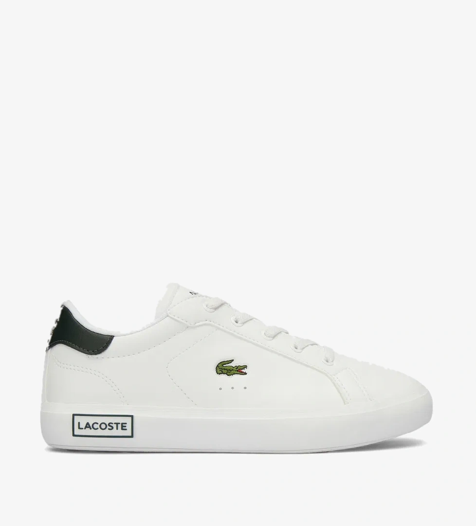 Lacoste POWERCOURT Çocuk Beyaz Sneaker - Görsel 1
