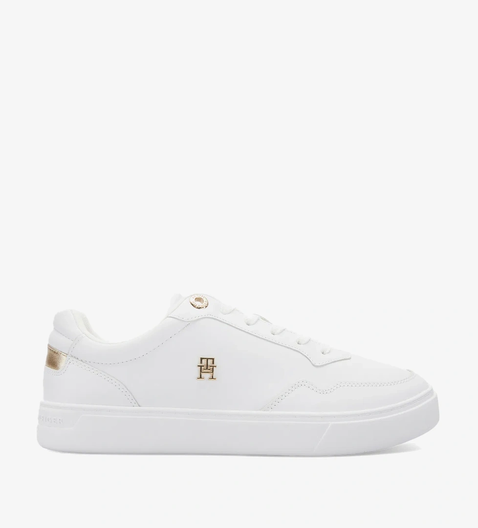 Tommy Hilfiger Tommy Hilfiger Essential Elevated Court Kadın Altın Sneaker model görseli