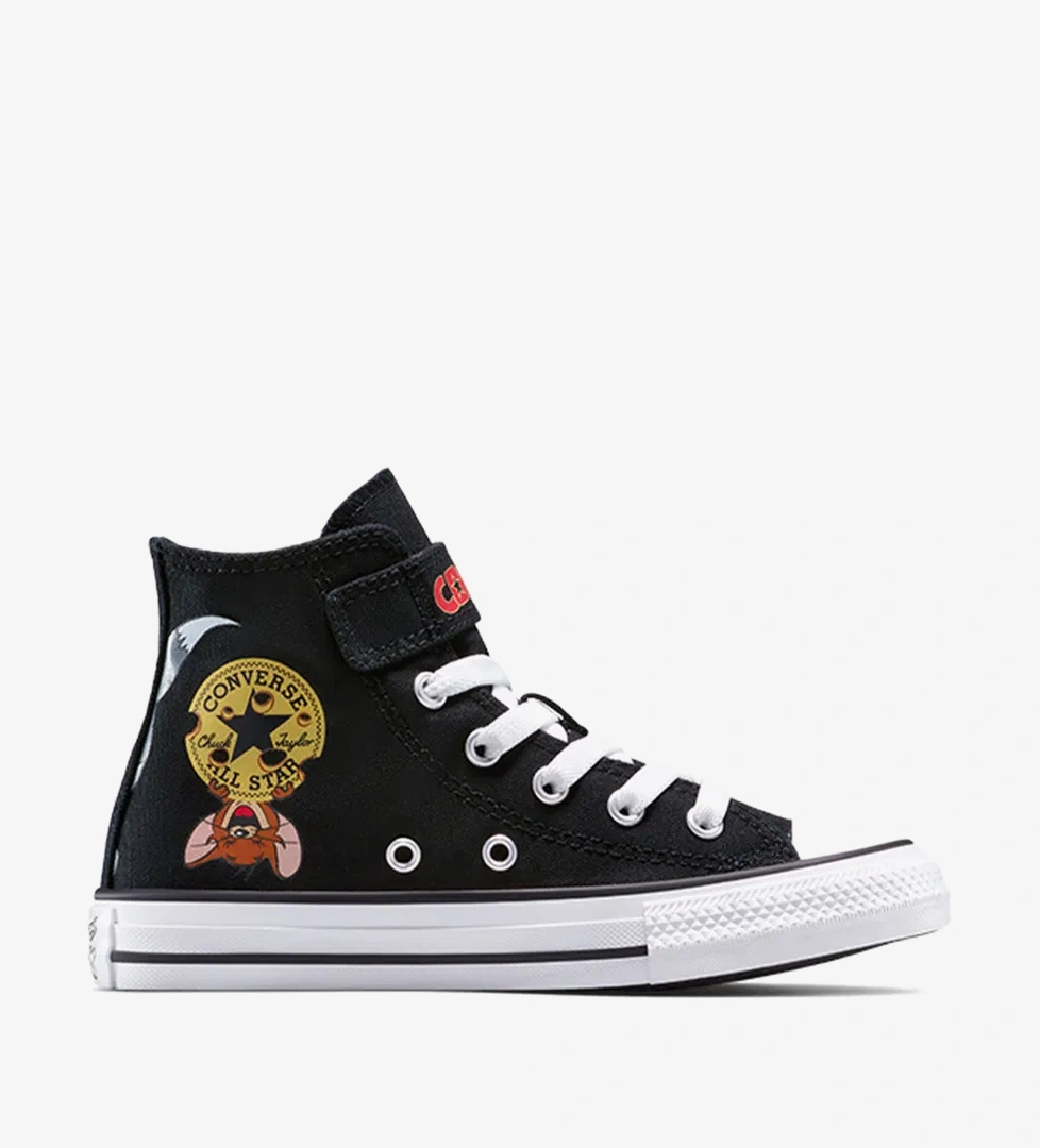 Converse X Tom & Jerry Chuck Taylor All Star Easy-On Çocuk Siyah Sneaker