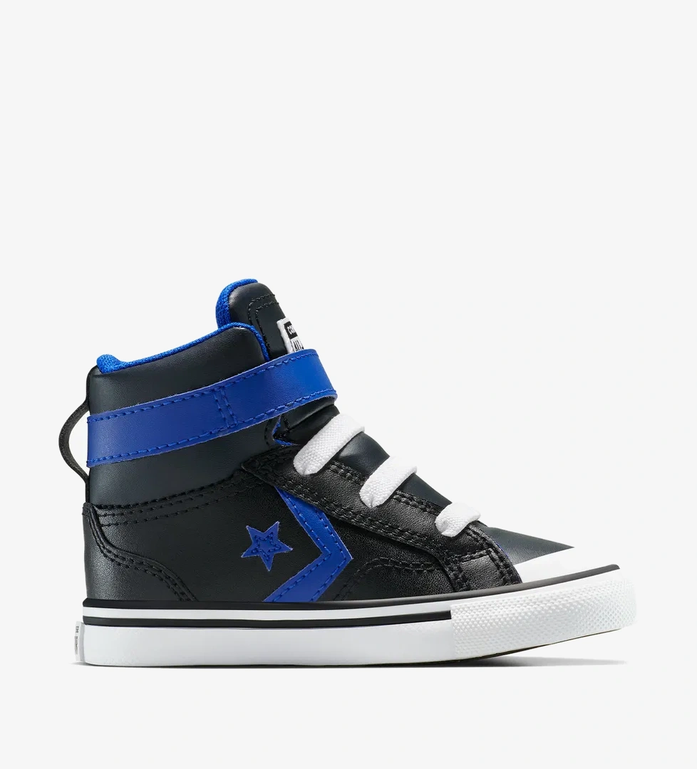 Converse Pro Blaze Strap Leather Easy On Çocuk Siyah Sneaker