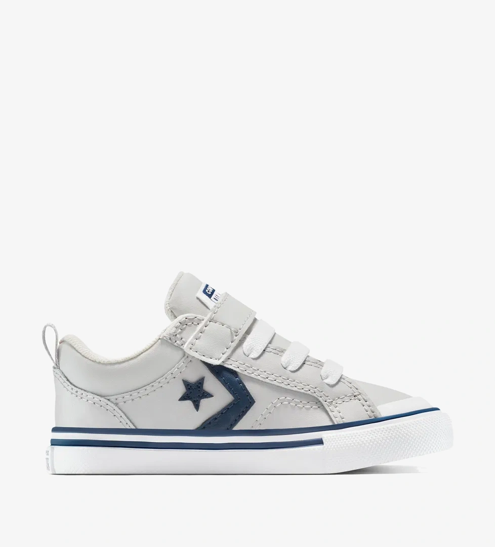Converse Pro Blaze Strap Leather Easy On Çocuk Gri Sneaker