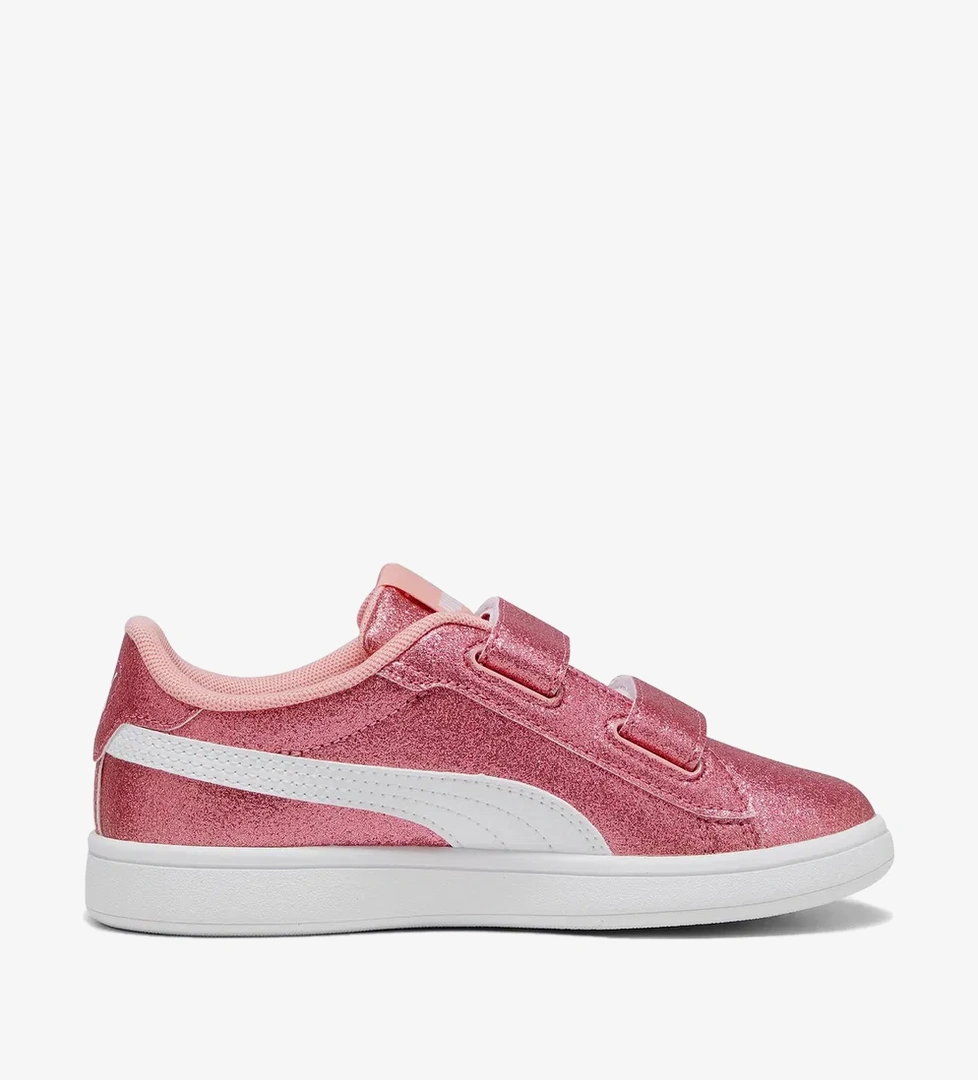 Puma Puma Smash 3.0 Gliz Glam V PS Çocuk Pembe Spor Ayakkabı model görseli