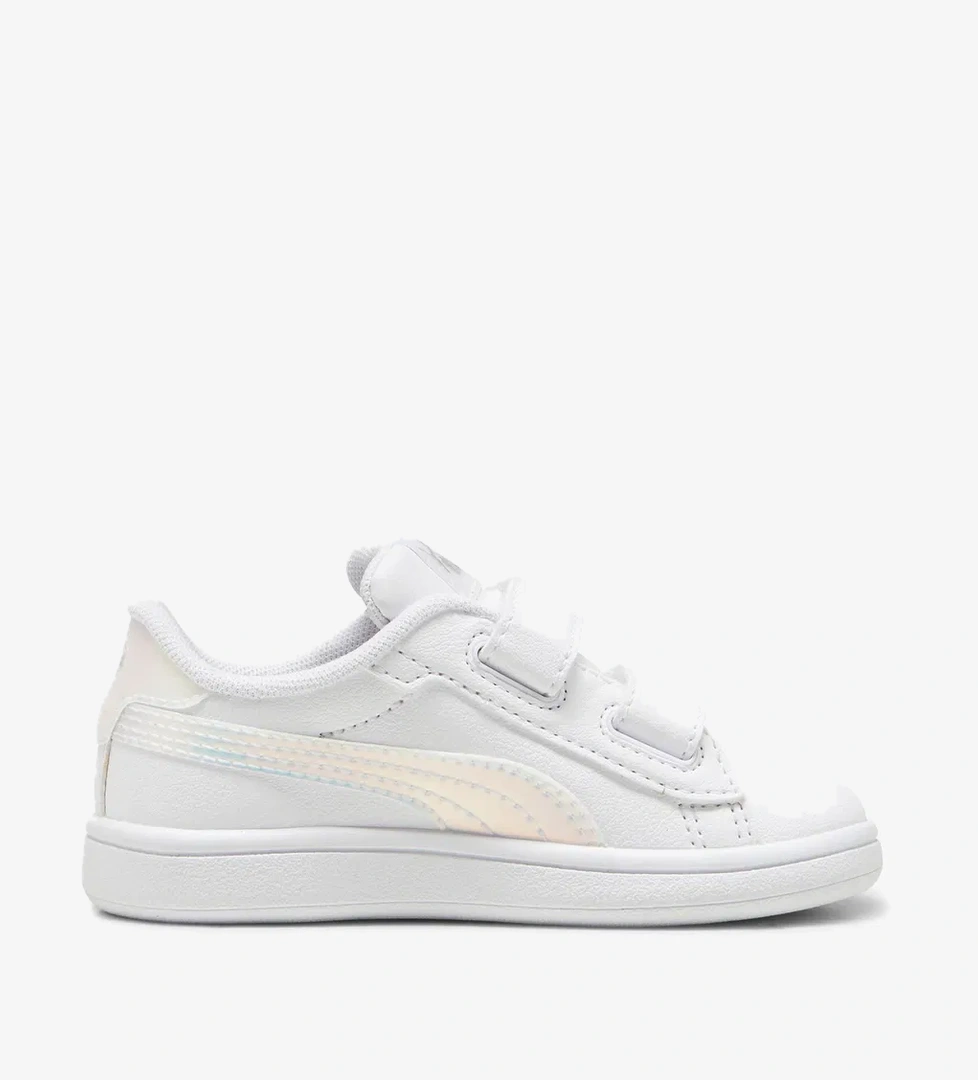 Puma  Smash 3.0 Holo 2.0 VInf Çocuk Beyaz Spor Ayakkabı