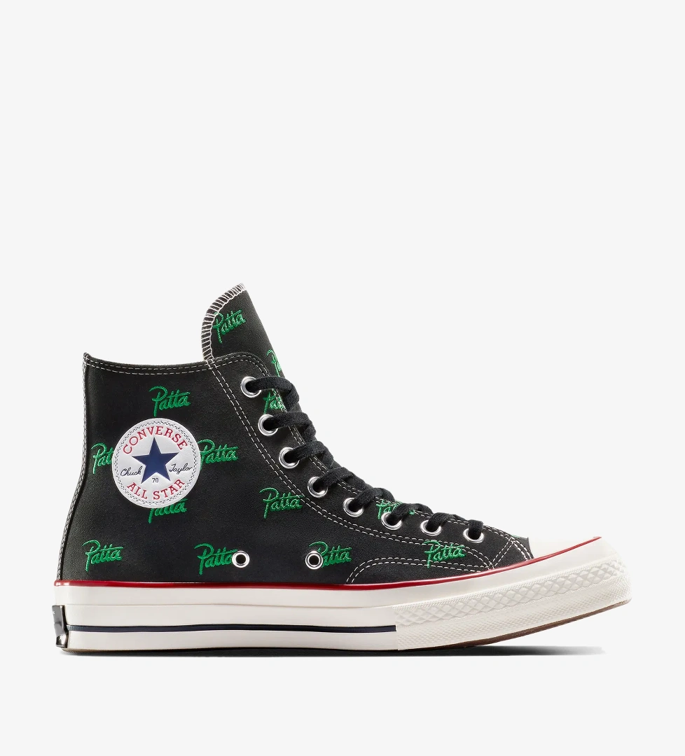 Converse Converse X Patta Chuck 70 Unisex Siyah Bilekli Sneaker model görseli