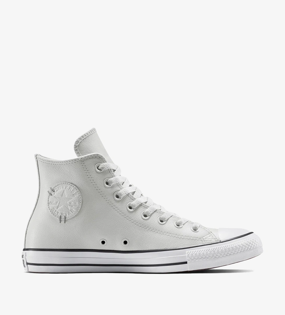Converse Chuck Taylor All Star Leather Unisex Gri Sneaker