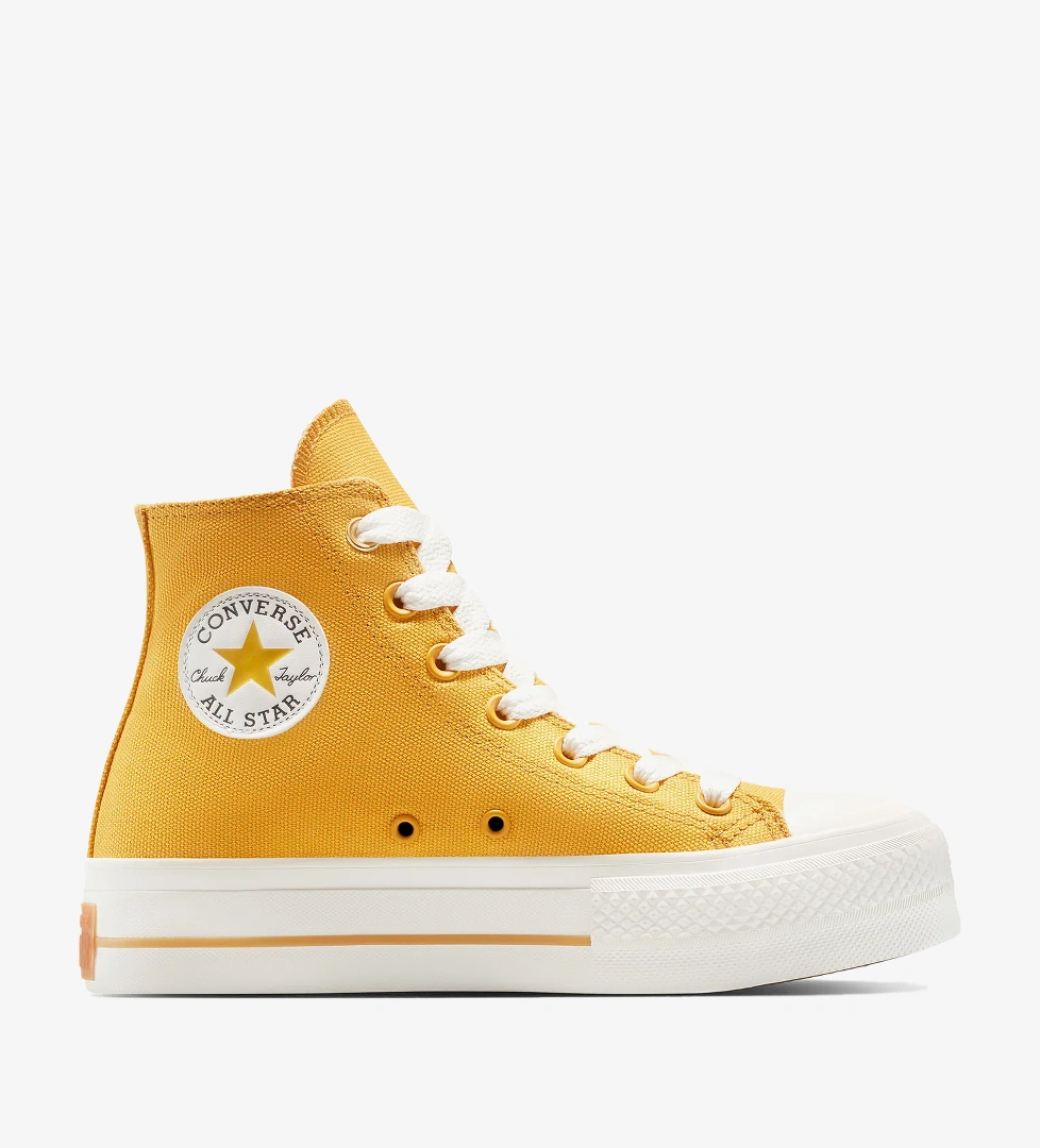 Converse Chuck Taylor All Star Lift Platform Kadın Sarı Sneaker
