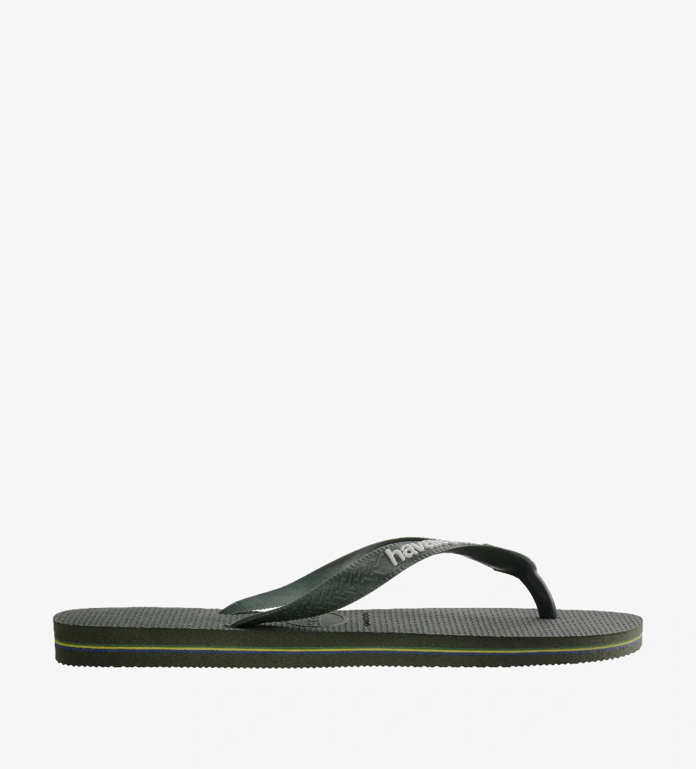 Havaianas Brazil Logo Erkek Yeşil Terlik - Görsel 1