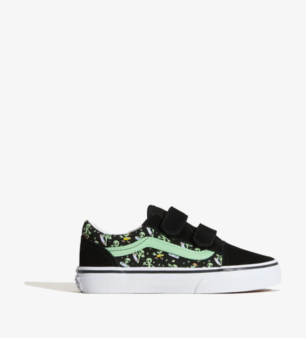 Vans Old Skool V Çocuk Siyah Sneaker - Görsel 1