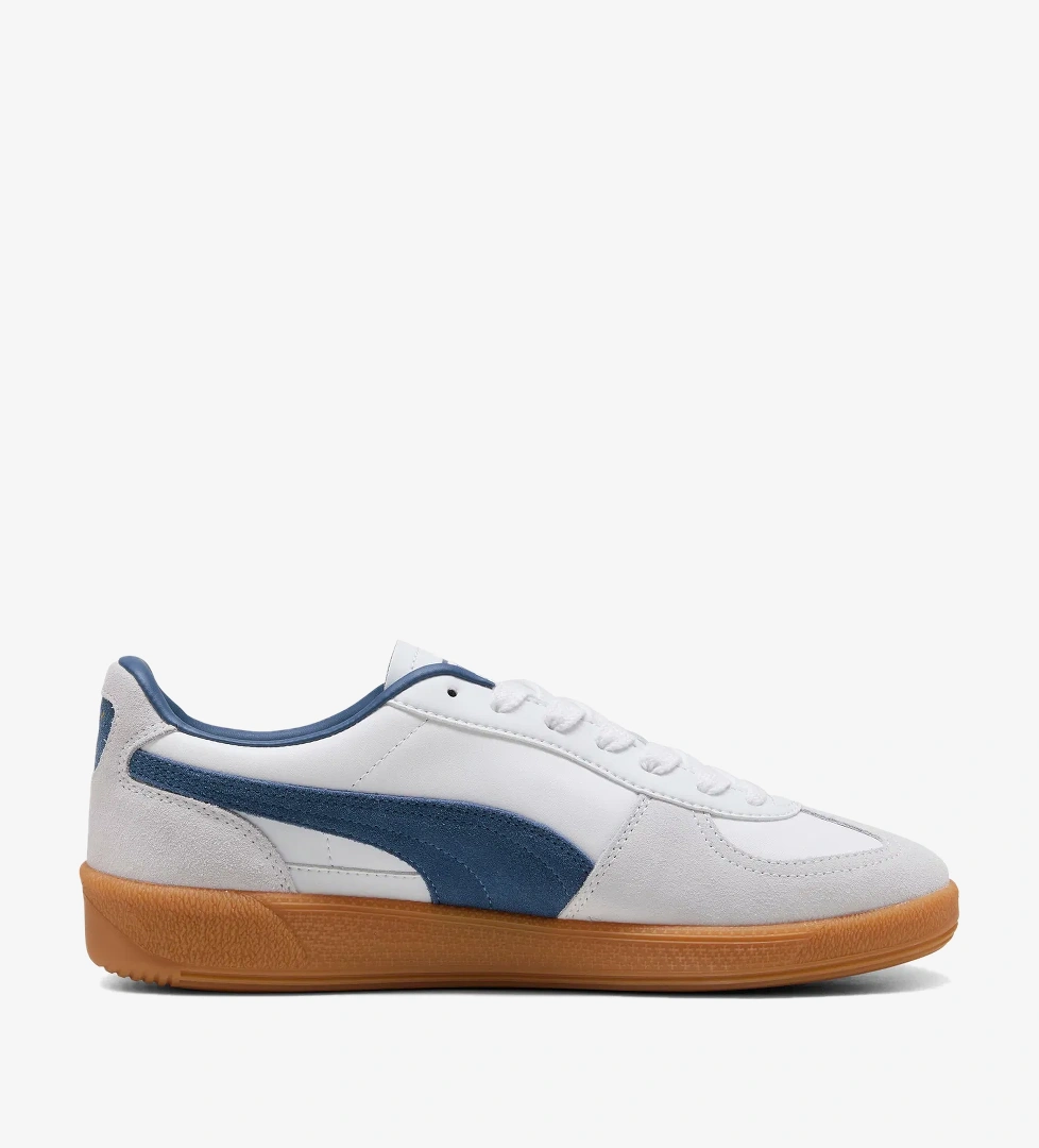 Puma Palermo Leather Unisex Beyaz Spor Ayakkabı - Görsel 1