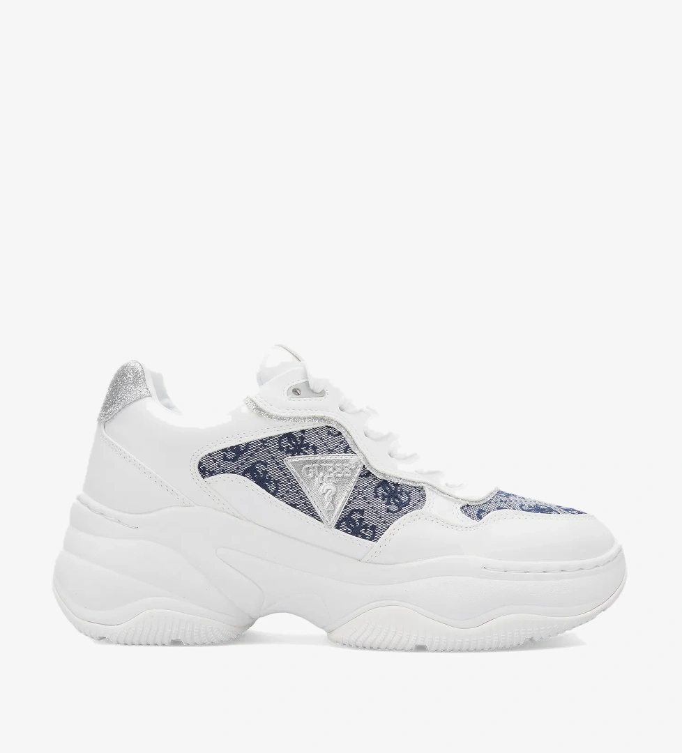 Guess Hapyy Kadın Beyaz Sneaker - Görsel 1