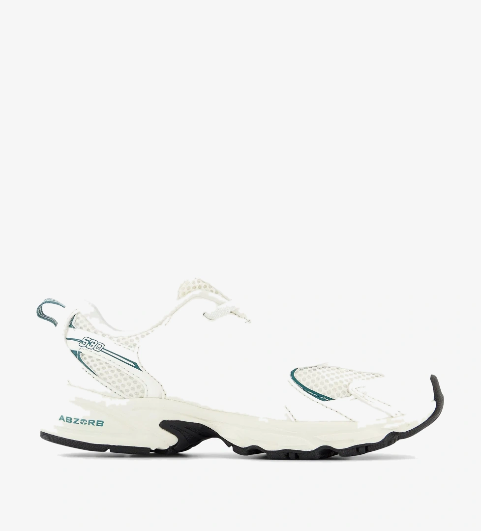 New Balance 530 Çocuk Beyaz Spor Ayakkabı - Görsel 1