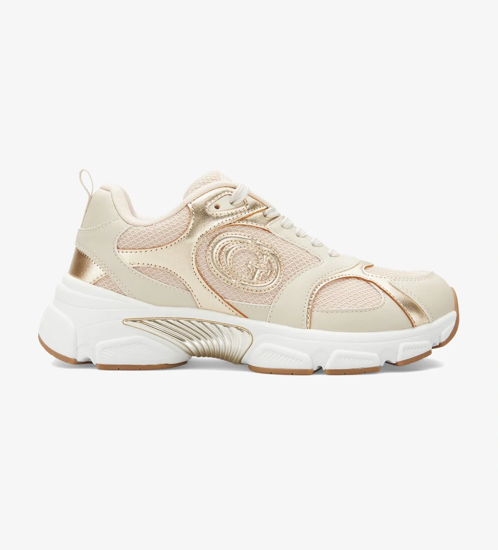 Guess Ibitha Kadın Bej Sneaker - Görsel 1