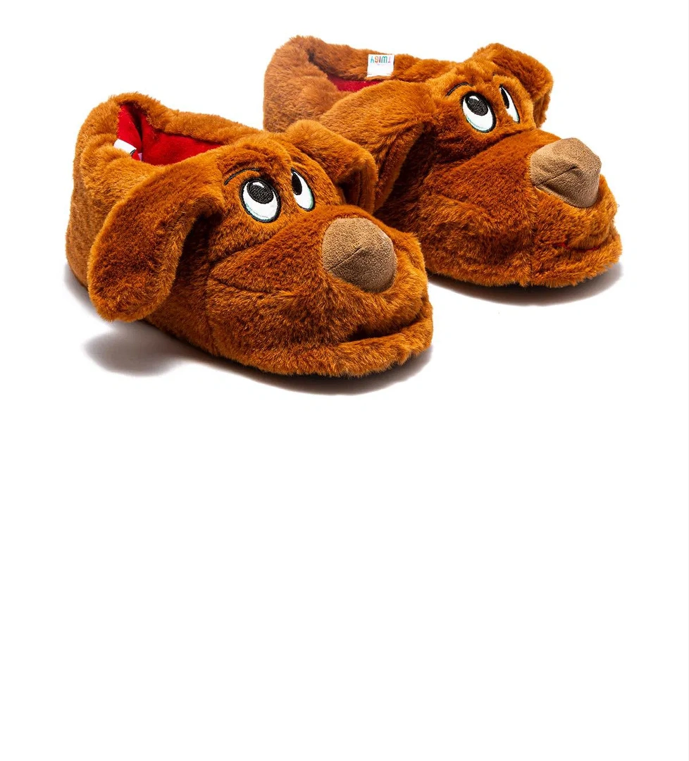 Twigy Karamel Kadın, Garson Boy Hayvanlı Panduf Kahverengi 36/41 model görseli