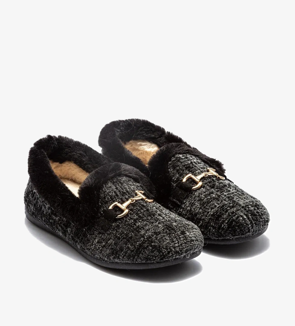 Barbara Kadın Ev Ayakkabısı Siyah 37/41 - Görsel 1