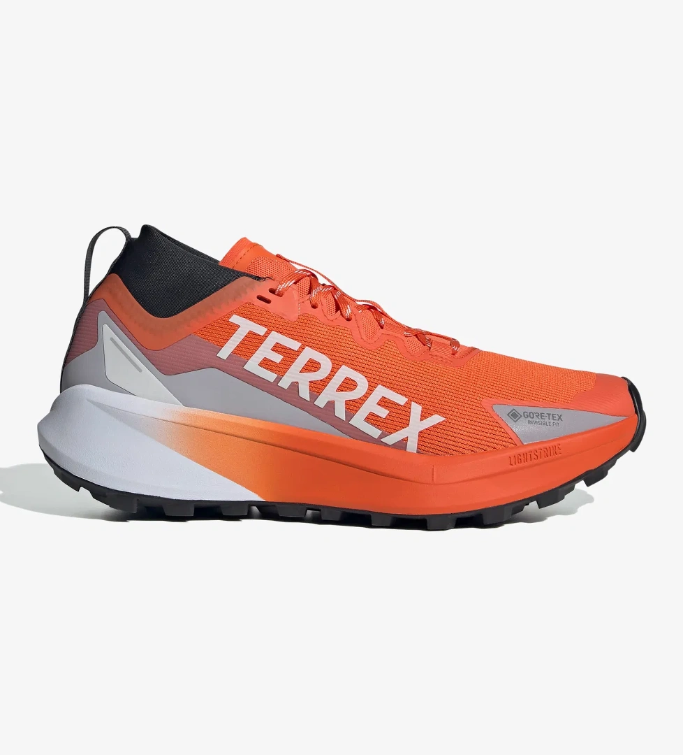 adidas Terrex Agravic Gore-Tex Erkek Turuncu Koşu Ayakkabısı - Görsel 1