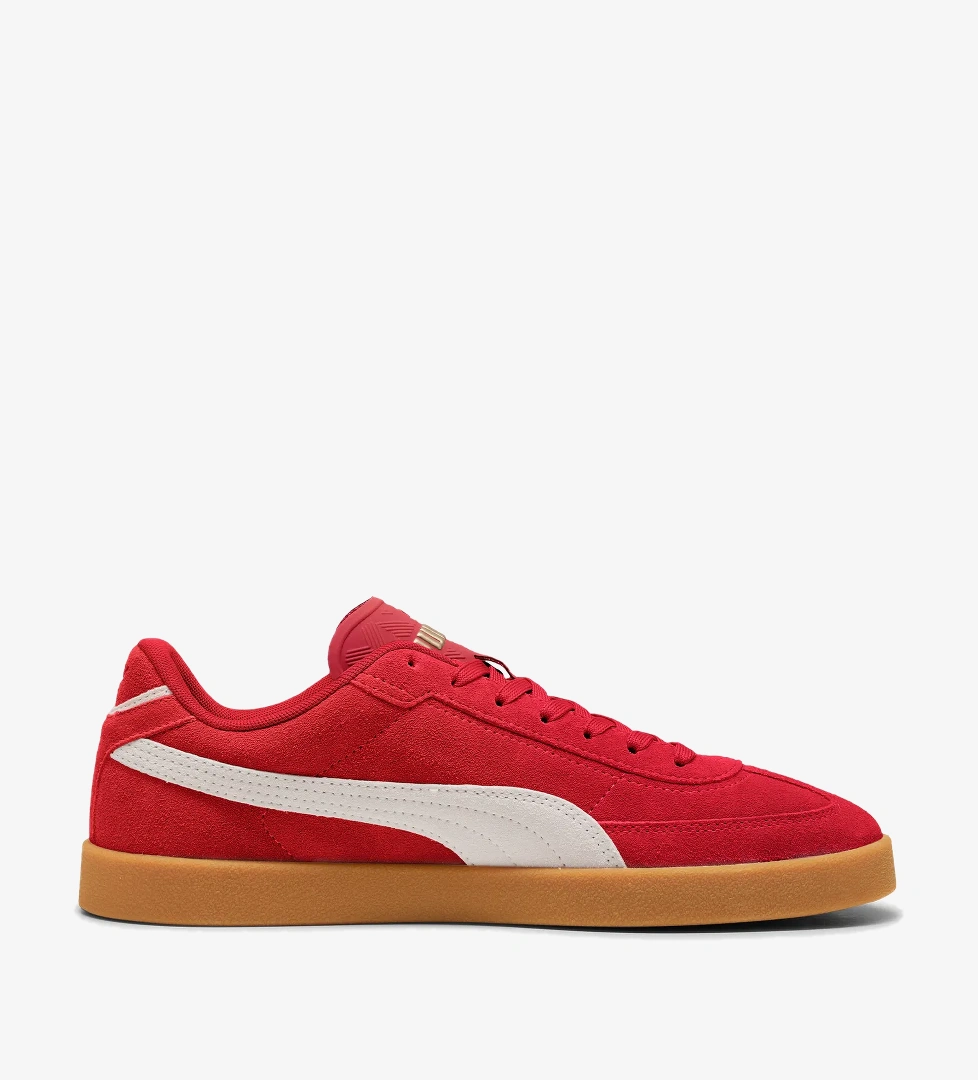Puma Club II Era Suede Erkek Kırmızı Spor Ayakkabı - Görsel 1