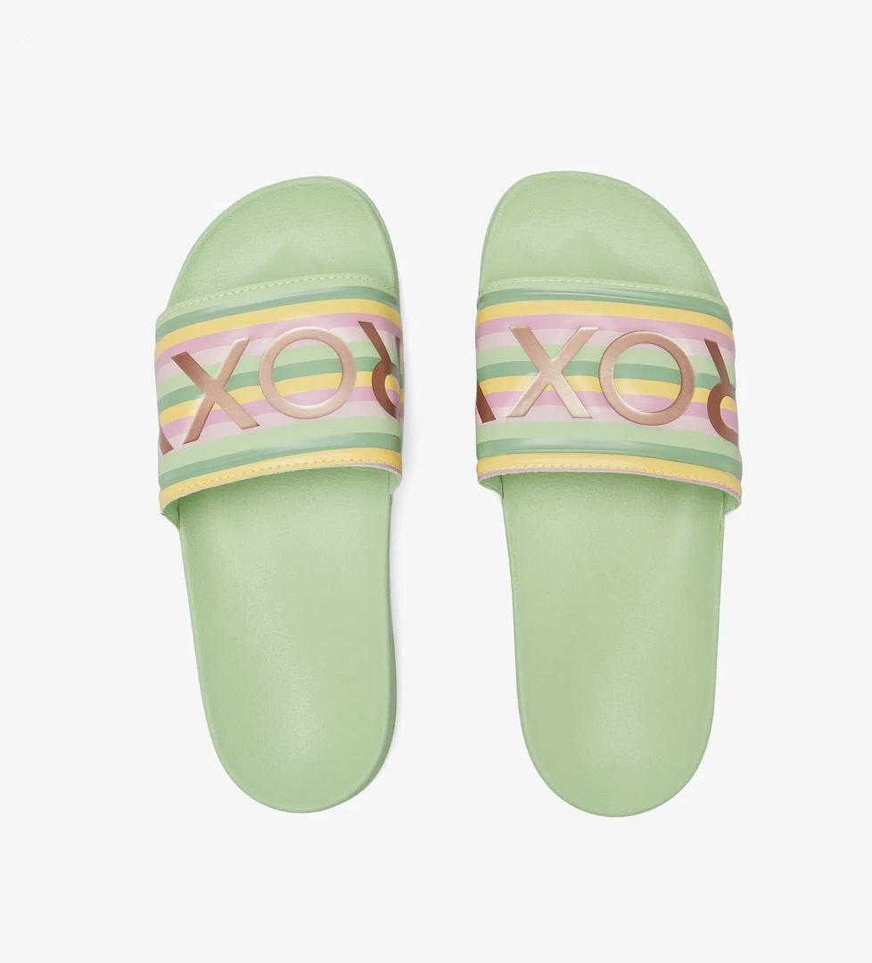 Roxy Roxy Slippy 2 Ii Kadın Yeşil Pembe Terlik model görseli