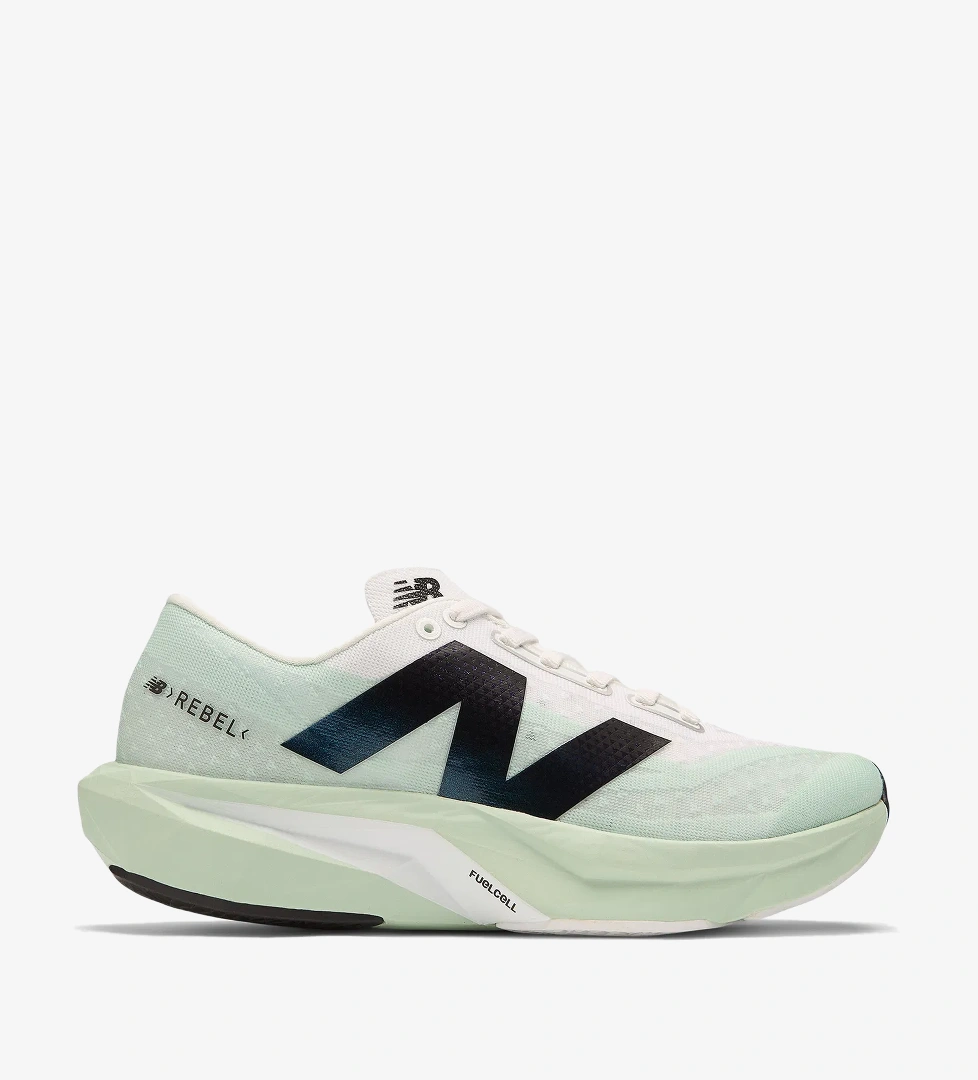 New Balance Fuelcell Rebel V4 Kadın Krem Koşu Ayakkabısı - Görsel 1