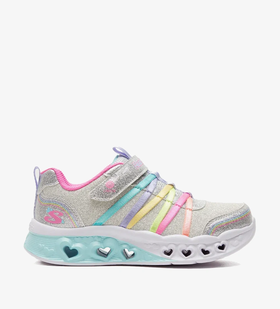 Skechers Skechers Flutter Heart Lights Swirly Sweets Çocuk Gri Ayakkabı model görseli