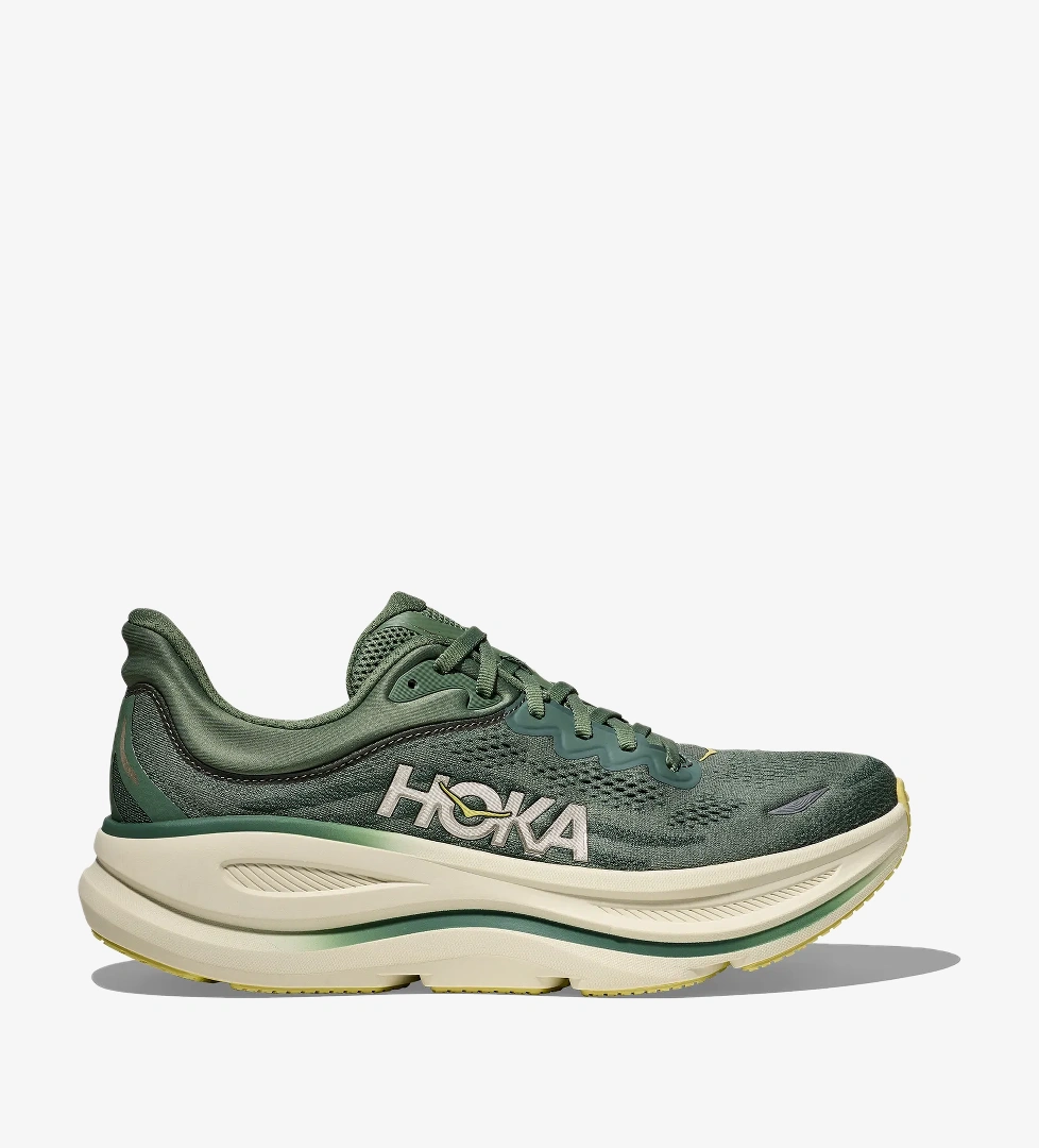 Hoka One Bondi 9 Erkek Yeşil Koşu Ayakkabısı - Görsel 1