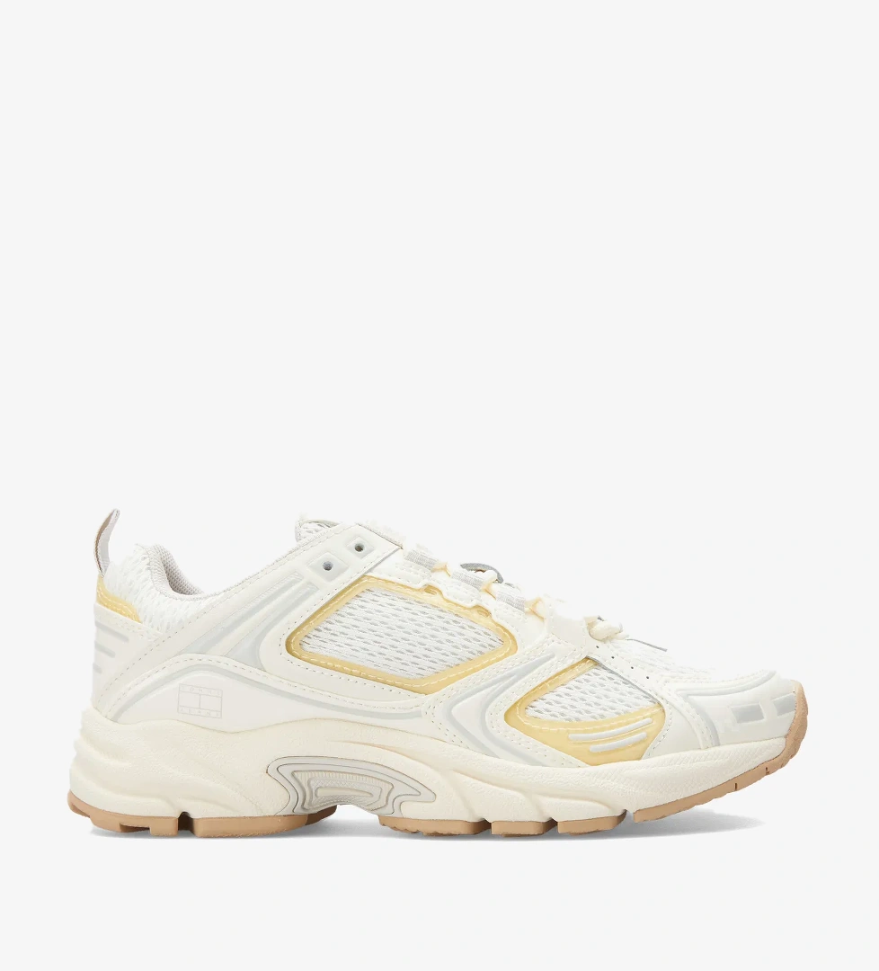 Tommy Hilfiger Tommy Hilfiger Fine Cleat Archive Runner Kadın Beyaz Spor Ayakkabı model görseli