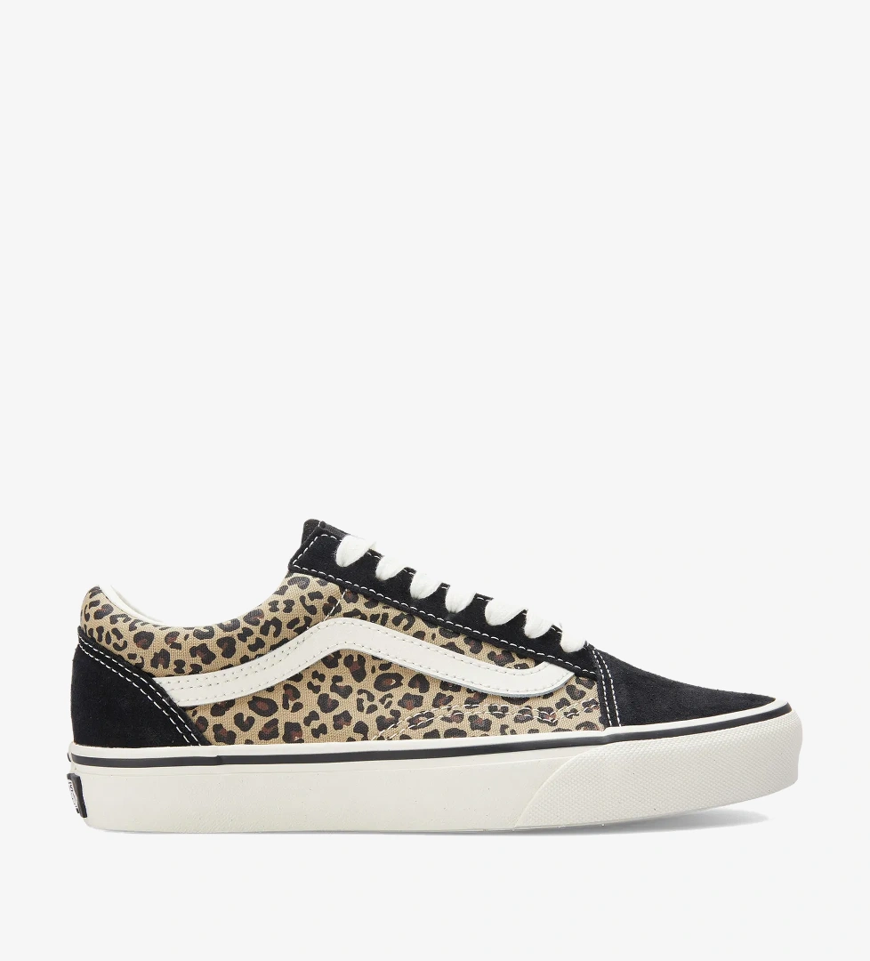 Vans Vans Old Skool Kadın Siyah/Leopar Sneaker model görseli