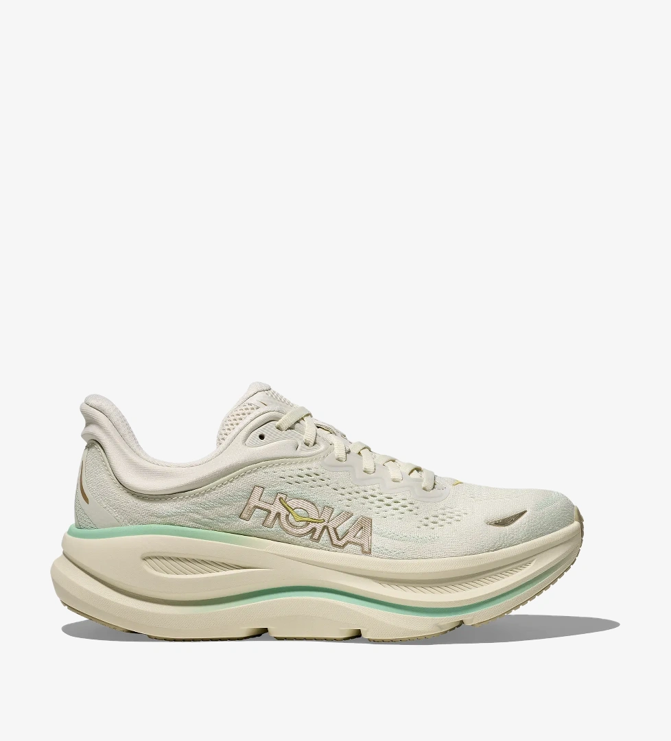 Hoka One Bondi 9 Kadın Bej Koşu Ayakkabısı