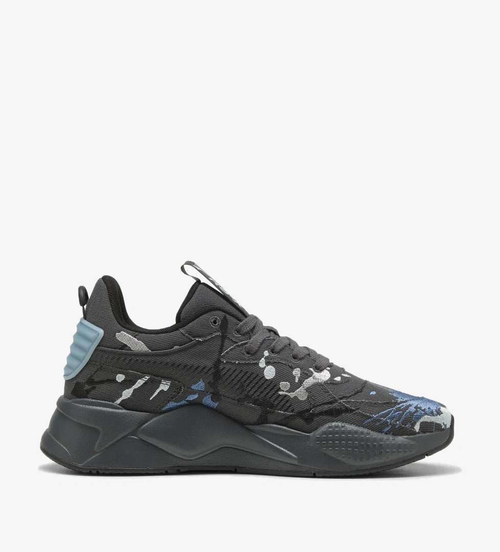 Puma RS-X Splatters Unisex Gri Spor Ayakkabı - Görsel 1