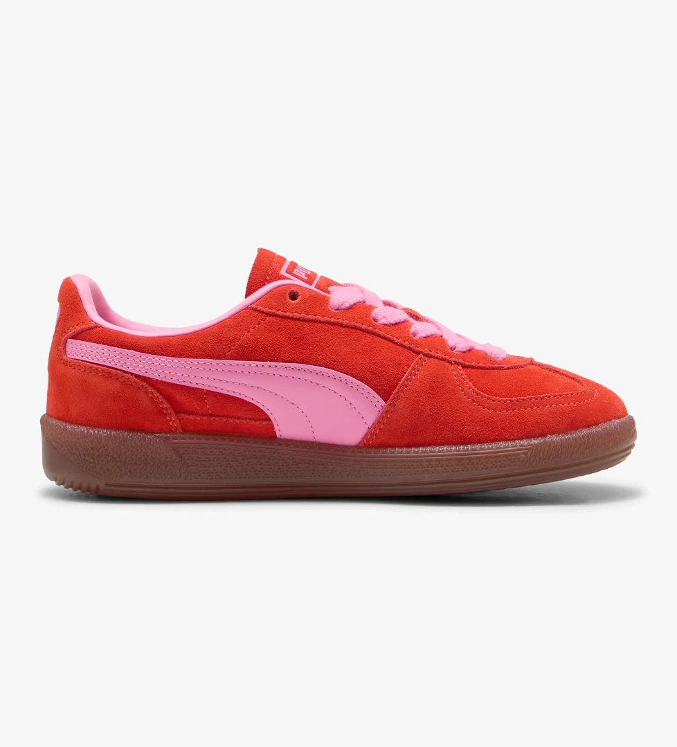 Puma Palermo Unisex Kırmızı Spor Ayakkabı - Görsel 1
