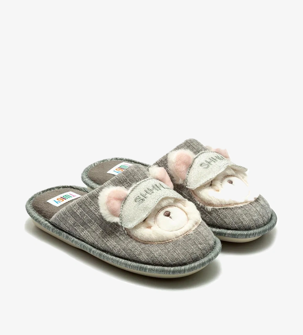 Twigy Nikki Çocuk Ev Terliği Gri 30/35 model görseli