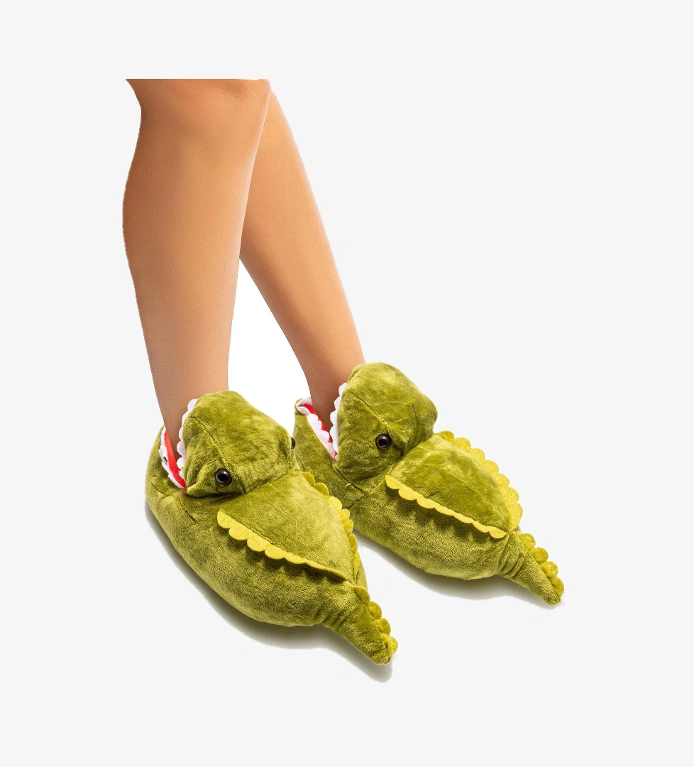 Twigy Dinos-2 Çocuk Hayvanlı Panduf Yeşil 30/38 model görseli