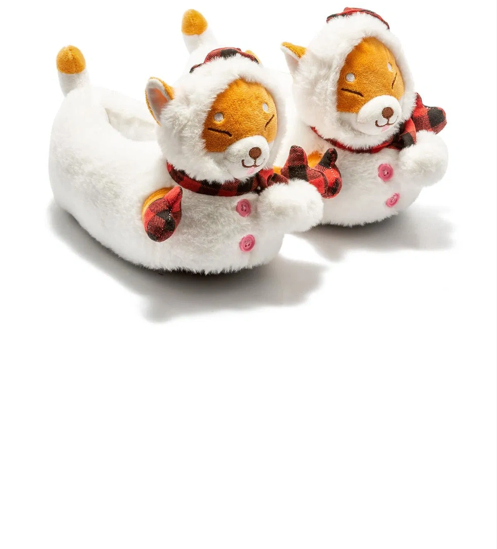 Twigy Eskimo Çocuk Hayvanlı Panduf Beyaz 30/35 model görseli