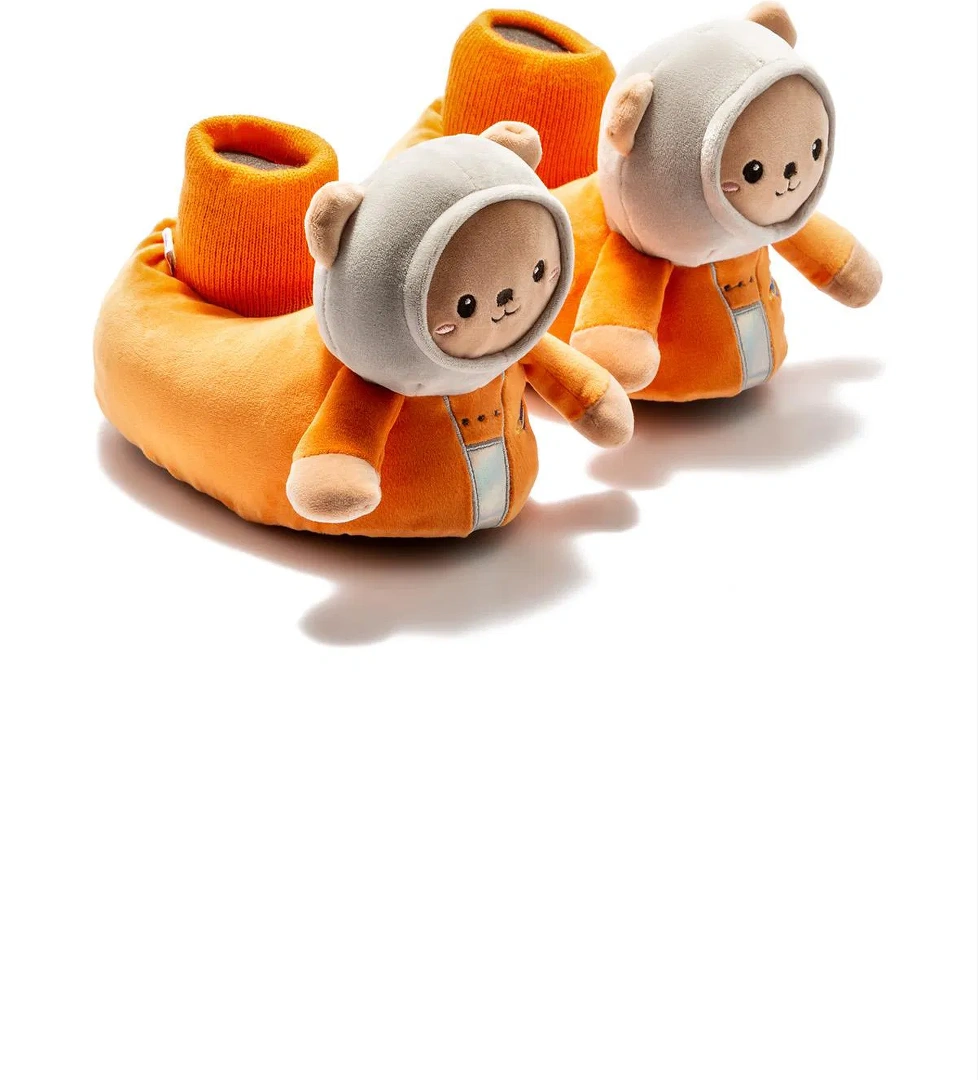 Api Çocuk Hayvanlı Panduf Turuncu 24/31 - Görsel 1