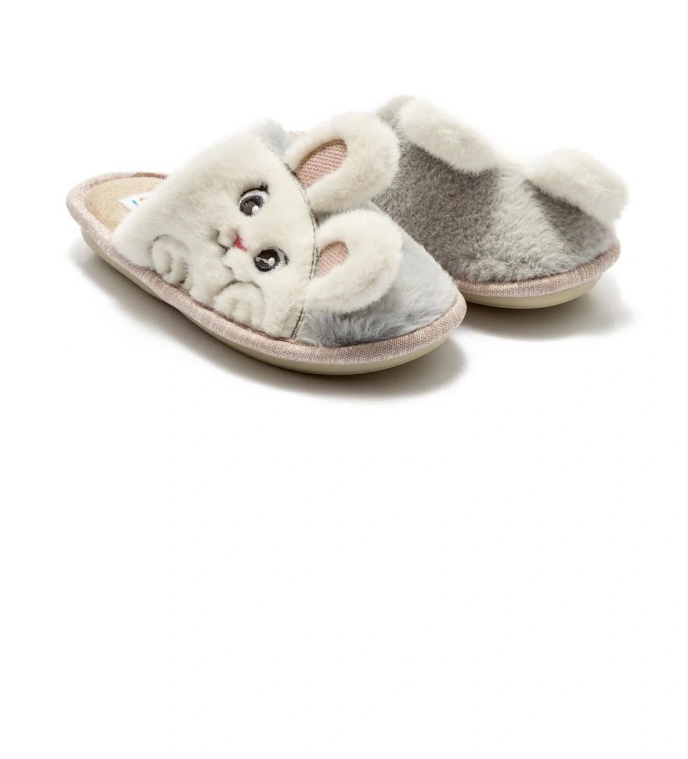 Twigy Vipul Çocuk Ev Terliği Gri 30/35 model görseli