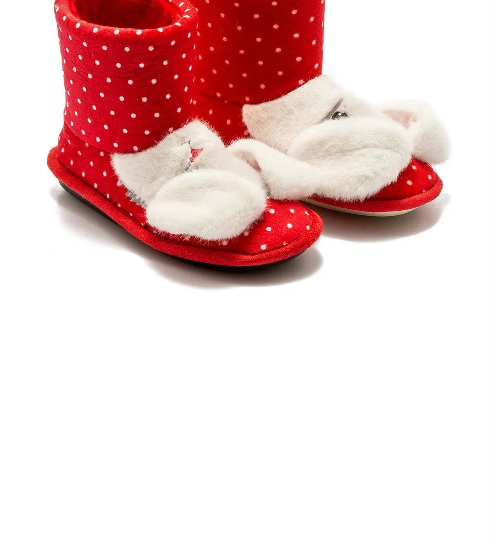 Bunny Çocuk Ev Botu Kırmızı 30/35 - Görsel 1