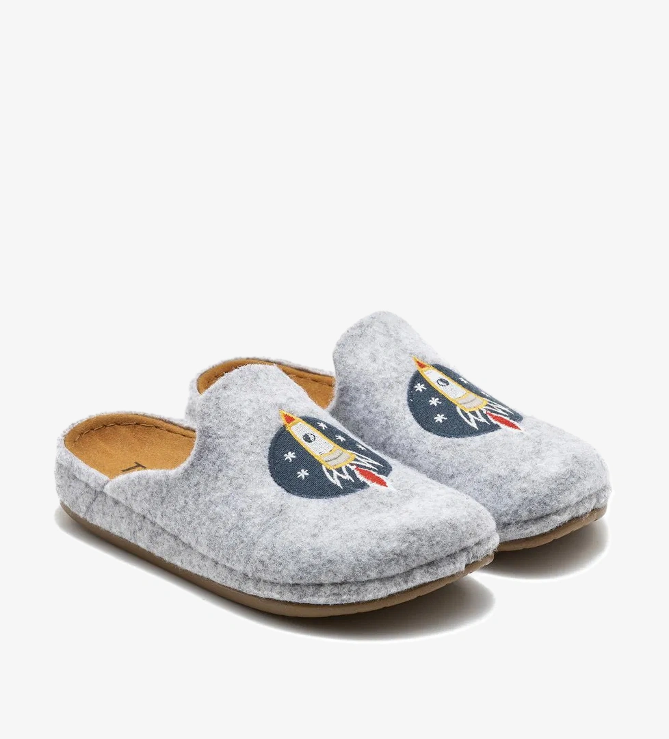 Twigy Roket Çocuk Ev Terliği Gri 30/35 model görseli