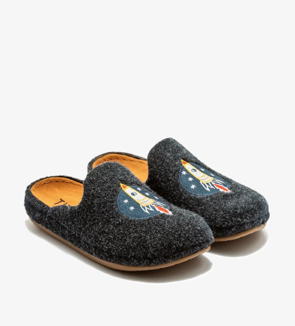 Roket Çocuk Ev Terliği Lacivert 30/35 - Görsel 1