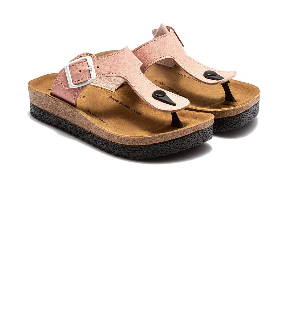 Twigy Aris Çocuk Parmak Arası Terlik Pudra 30/35 model görseli