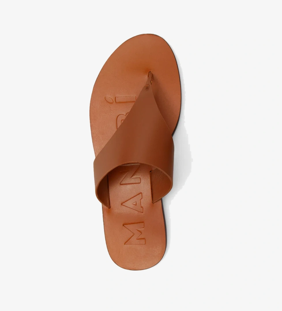 Manebi Kadın Açık Kahverengi Terlik - Görsel 1