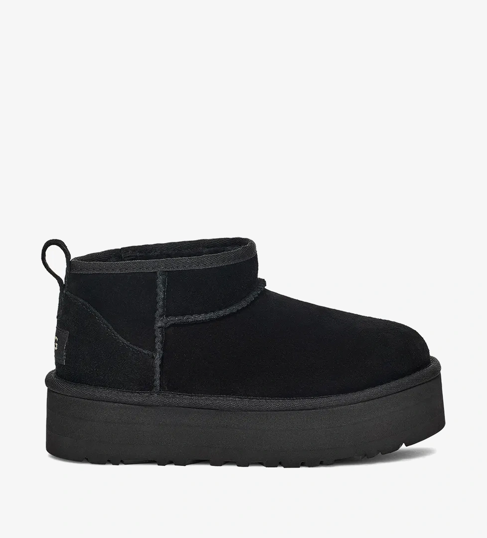 UGG Classic Ultra Mini Platform Çocuk Siyah Bot - Görsel 1