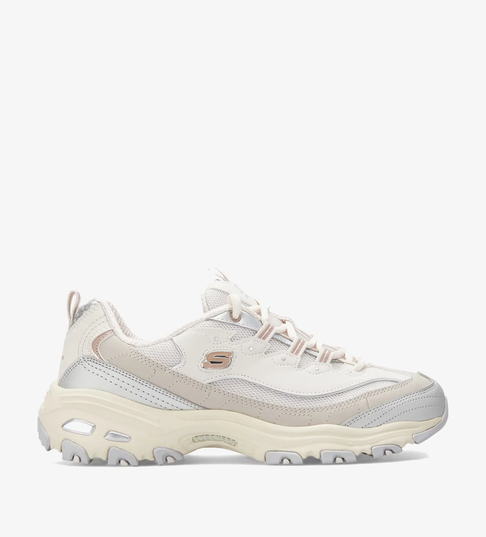 Skechers D?Lites Kadın Bej Spor Ayakkabı - Görsel 1